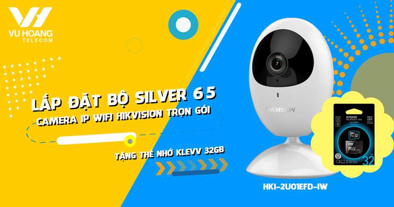 Hikvision HKI-2U01EFD-IW trọn gói Silver 65