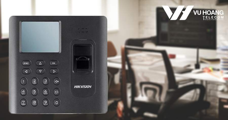 Máy chấm công vân tay giá rẻ Hikvision DS-K1A802F-1