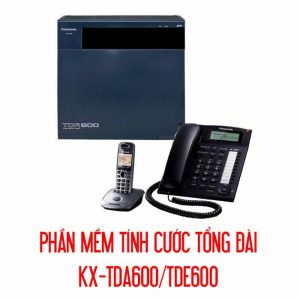 Phần mềm tính cước tổng đài KX-TDA600/TDE600