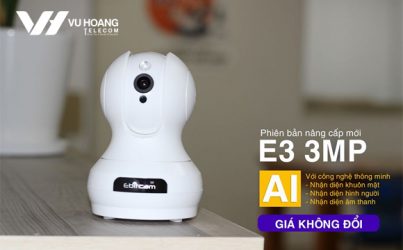 Ebitcam E3 tích hợp công nghệ AI