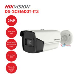 Bán Camera HDTVI 2MP HIKVISION DS-2CE16D3T-IT3 giá rẻ
