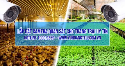 Giải pháp lắp camera giám sát cho trang trại