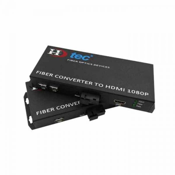Bộ kéo dài HDMI HDtec bằng cáp quang 20Km có điều khiển chuột