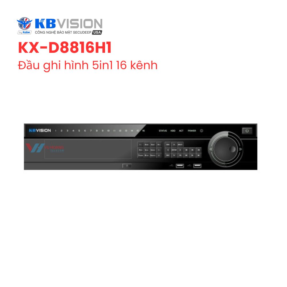 Đầu ghi hình 5in1 16 kênh KBVISION KX-D8816H1