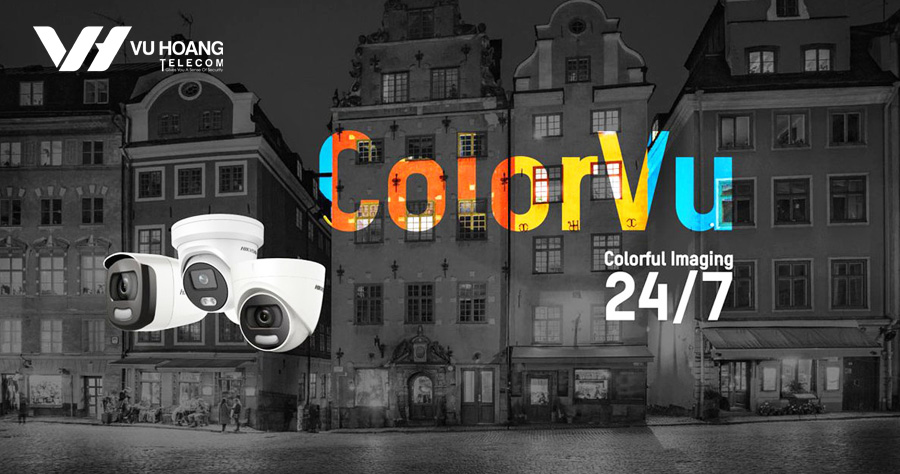 Camera giám sát Colorvu Hikvision có màu ban đêm