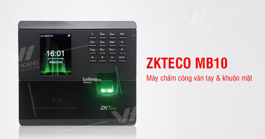 Máy chấm công vân tay ZKTECO MB10