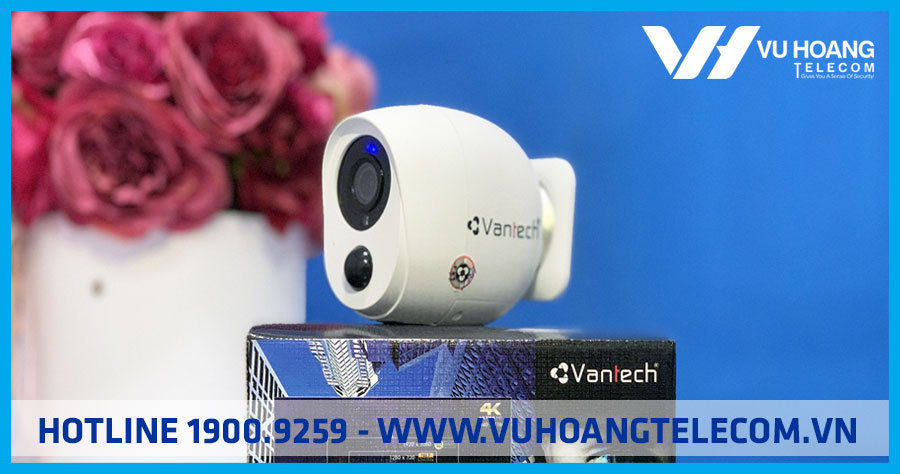 Camera Wi camera dung pin 2MP VANTECH VP-B7300PIR