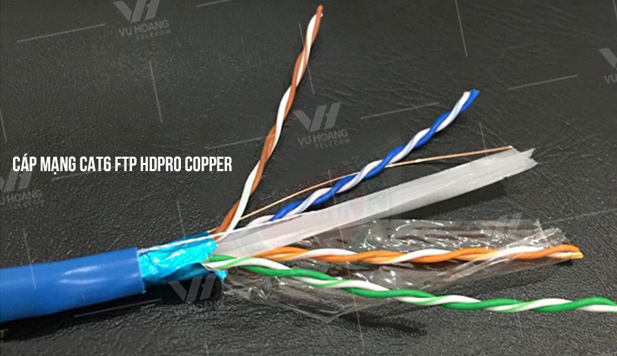 Cáp mạng Cat6 FTP HDPRO COPPER Đồng nguyên chất