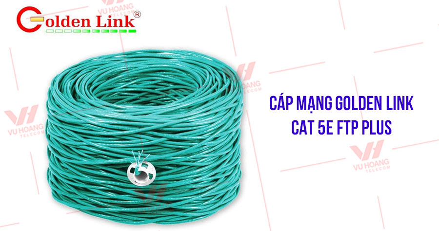 Dây cáp mạng Golden Link Cat 5e FTP Plus