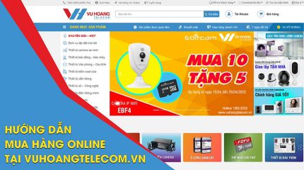 Hướng dẫn mua hàng Online trên Vuhoangtelecom.vn