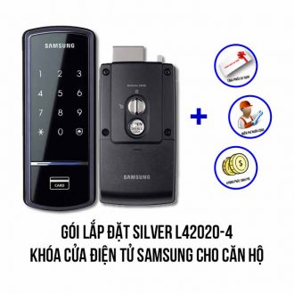 Lắp đặt khóa điện tử SAMSUNG gói SILVER L42020-4