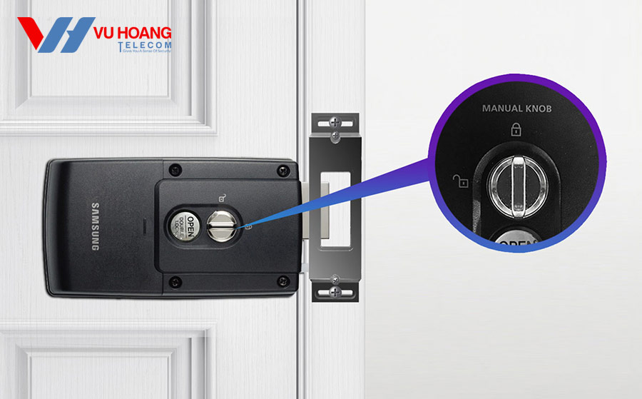 Khóa cửa thông minh SAMSUNG Seris SHS-1321 lắp bên trong nhà