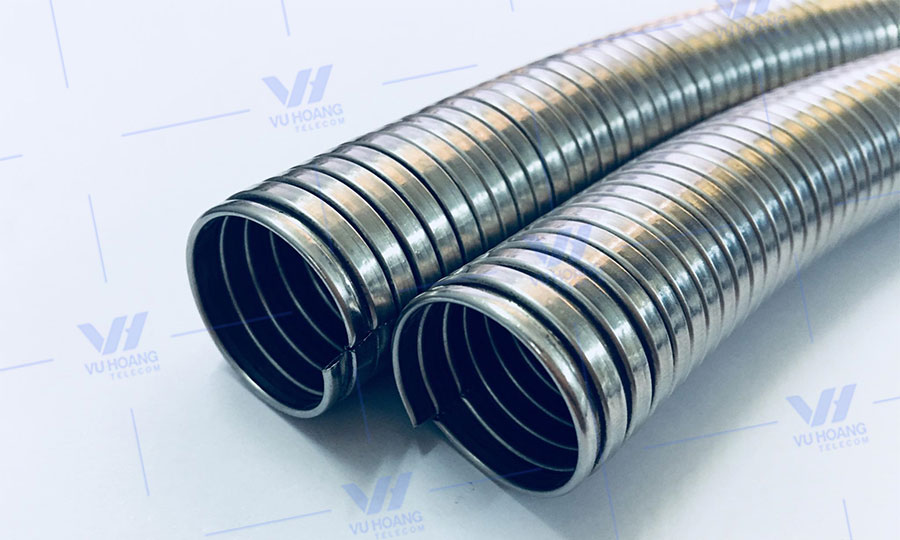 Ống ruột gà làm bằng lõi thép