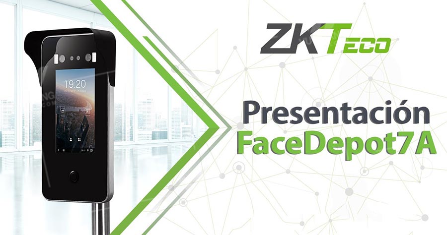 Máy chấm công khuôn mặt ZKTECO FaceDepot-7A
