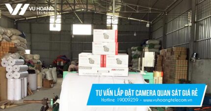 Dịch vụ lắp đặt camera quan sát giá rẻ tại Vuhoangtelecom