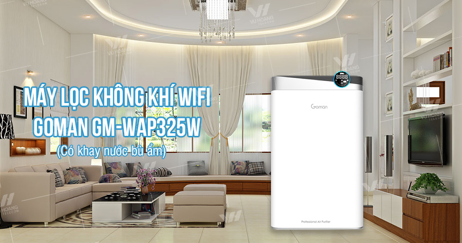 Bán máy lọc không khí WIFI GOMAN GM-WAP325W giá rẻ