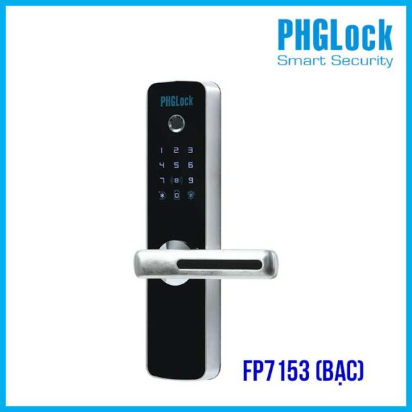 Khóa điện tử vân tay PHGLOCK FP7153 (Bạc)