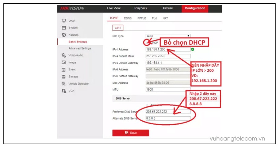 huong dan cai dat dau ghi camera Hikvision xem qua mang - 6