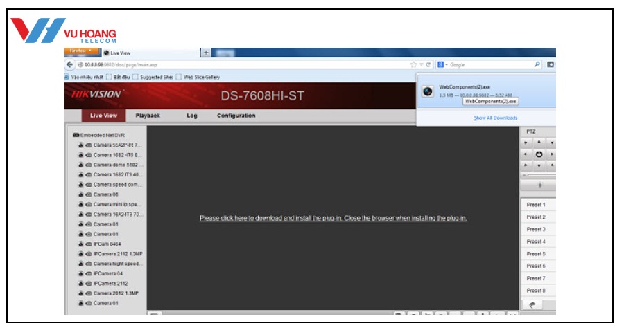 xem camera Hikvision tren web qua mang Internet online tai nha - 4