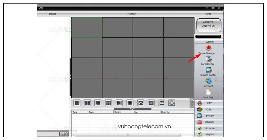 download va cai dat phan mem CMS camera Vantech cho may tinh - 8