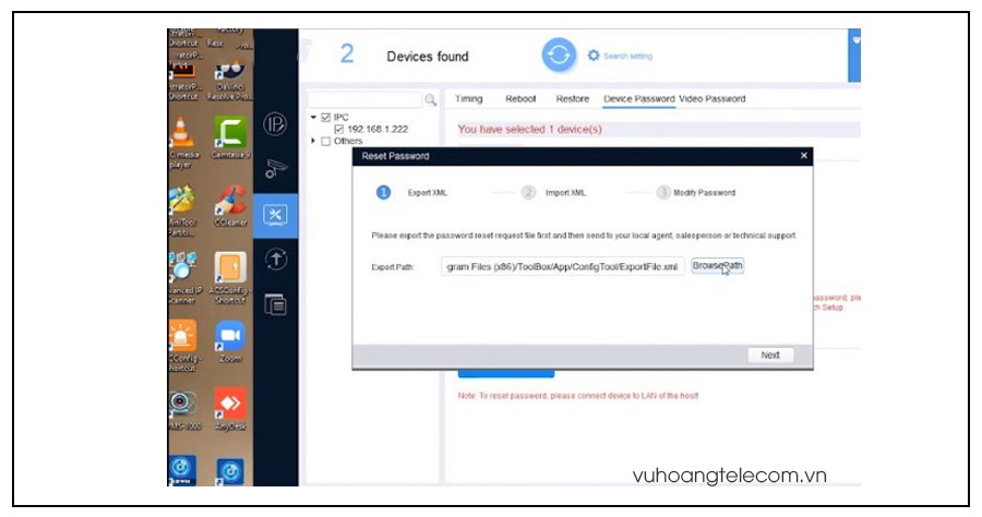 huong dan chi tiet cach reset camera IP Kbvision  - 7
