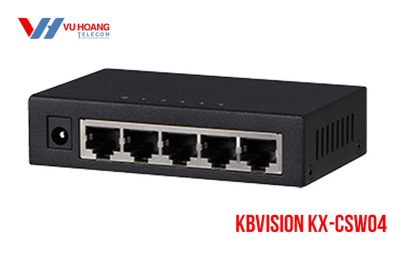 Switch Ethernet 5 cổng KBVISION KX-CSW04