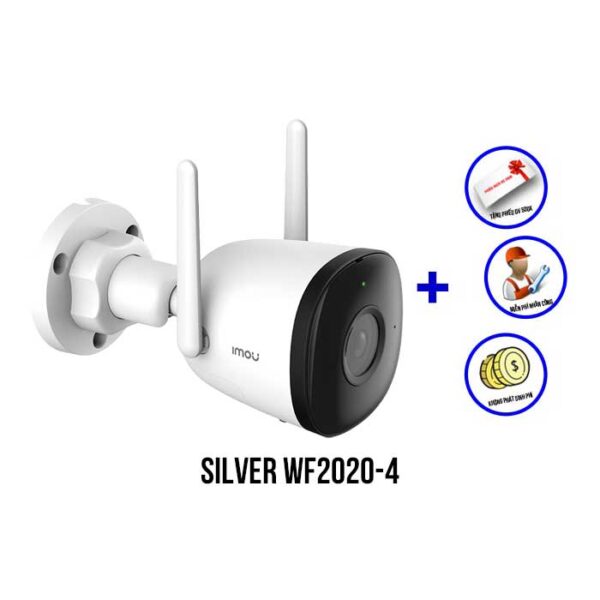 Lắp đặt camera IMOU ngoài trời gói SILVER WF2020-4