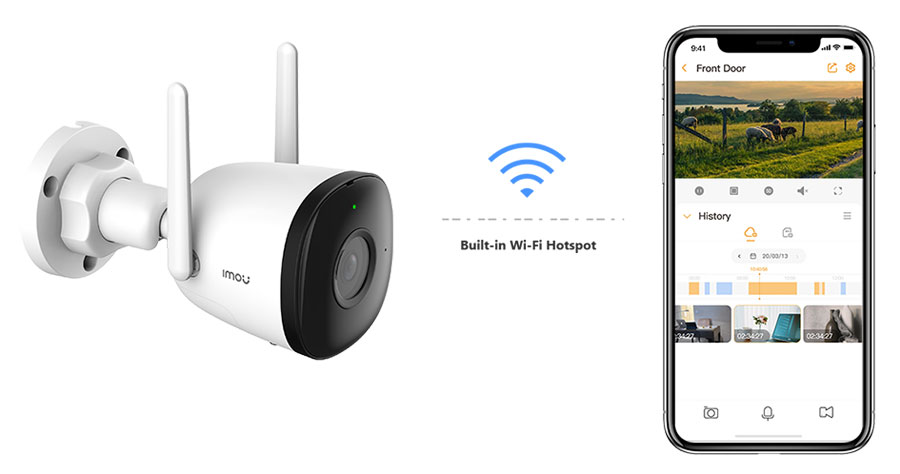 Camera Imou IPC-F22P hỗ trợ Wifi Hotspot