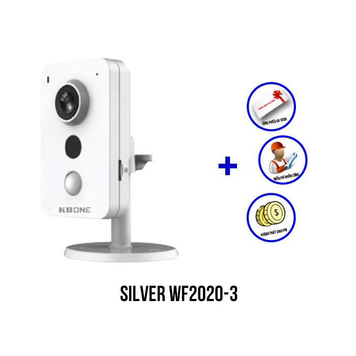 Lắp đặt camera KBONE 2MP gói SILVER WF2020-3