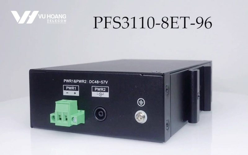 Mặt sau Switch POE DAHUA DH-PFS3110-8ET-96