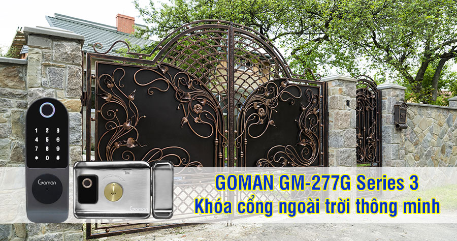 Khóa cổng ngoài trời GOMAN GM-277G - Bảo vệ an toàn tuyệt đối