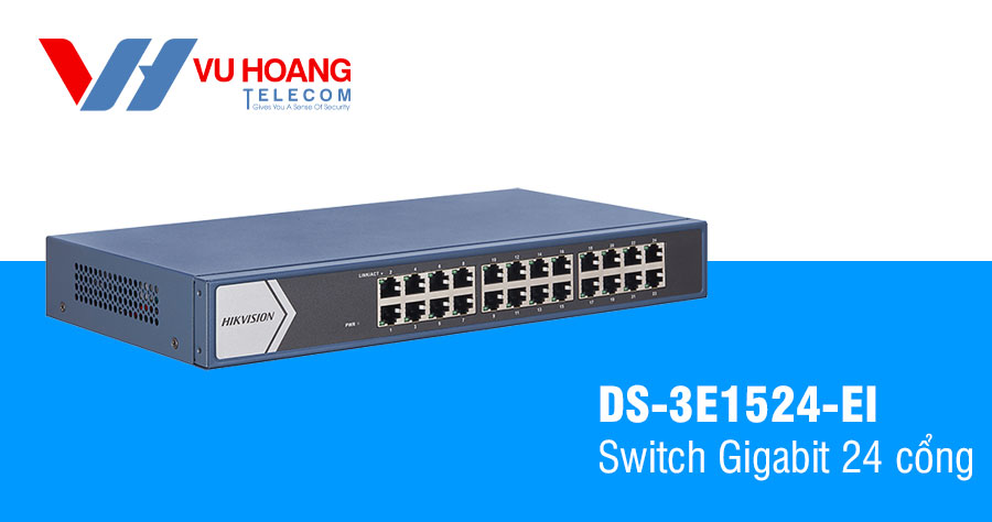 Bán Switch Gigabit 24 cổng HIKVISION DS-3E1524-EI giá rẻ