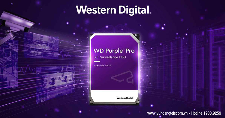 WD ra mắt dòng ổ cứng Purple Pro - Giải pháp giám sát thông minh Ai