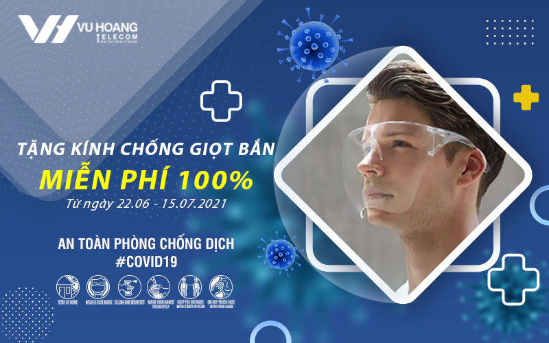 Tặng kính chắn giọt bắn khi mua hàng