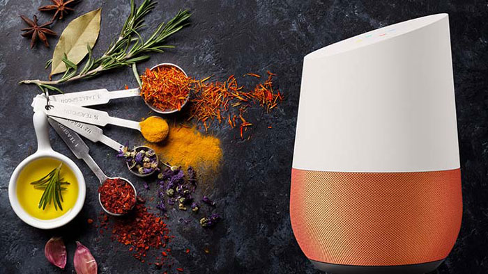 Tìm nguyên liệu thông qua Google Home