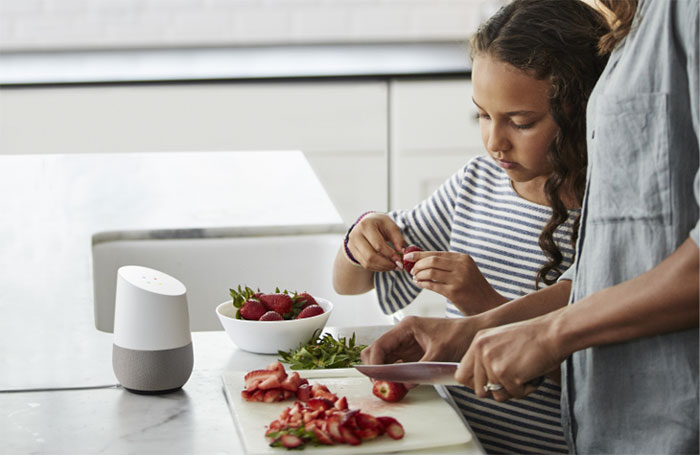 Nhờ Google Home "chỉ" cách nấu ăn