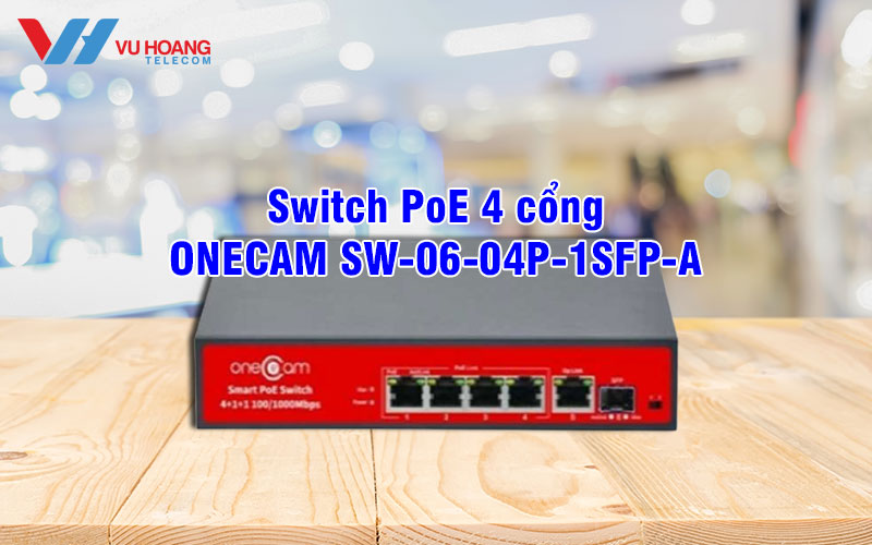 ONECAM SW-06-04P-1SFP-A 