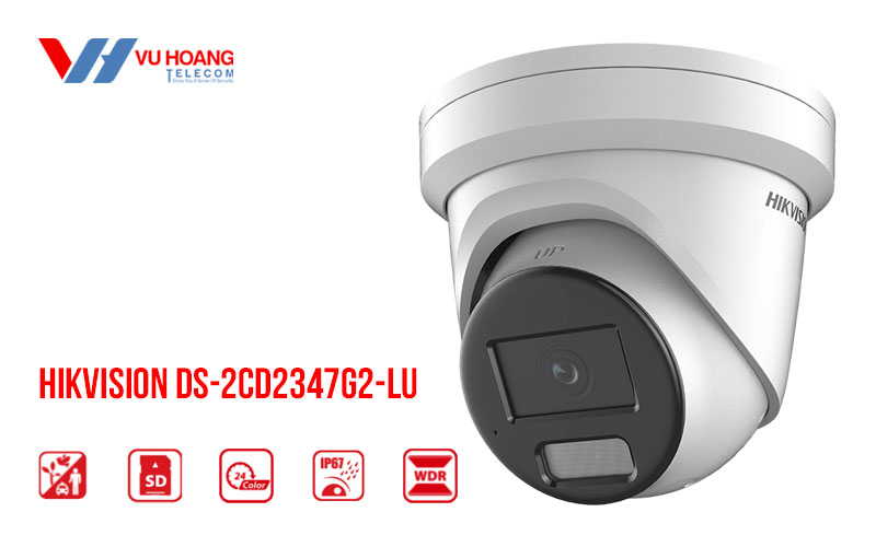 Bán camera IP Colorvu 4MP HIKVISION DS-2CD2347G2-LU giá rẻ