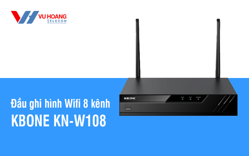 Bán đầu ghi hình Wifi 8 kênh KBONE KN-W108 giá rẻ