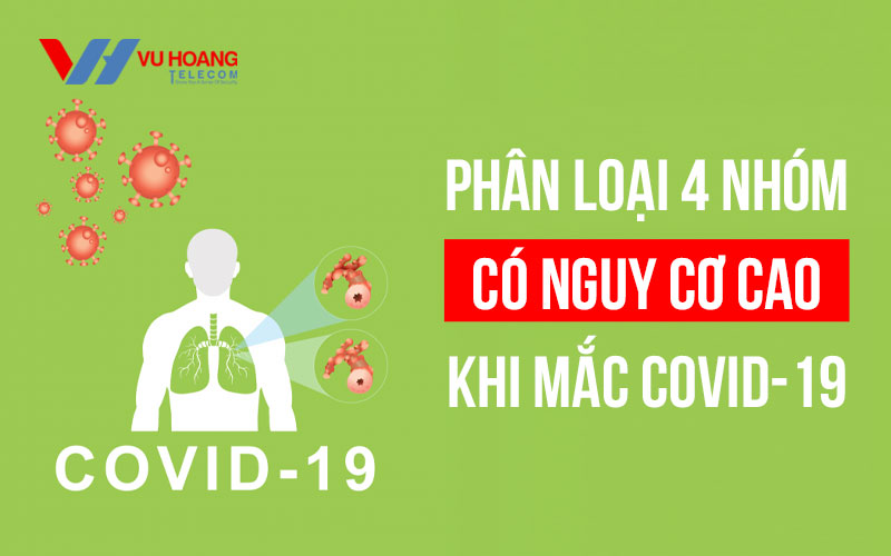 Phân loại 4 nhóm có nguy cơ cao khi mắc COVID-19