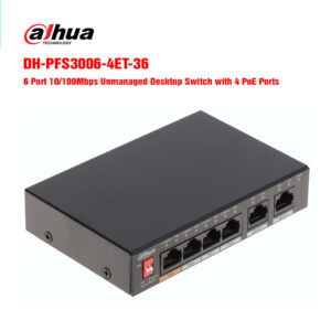 Switch mạng 6 cổng DAHUA DH-PFS3006-4ET-60