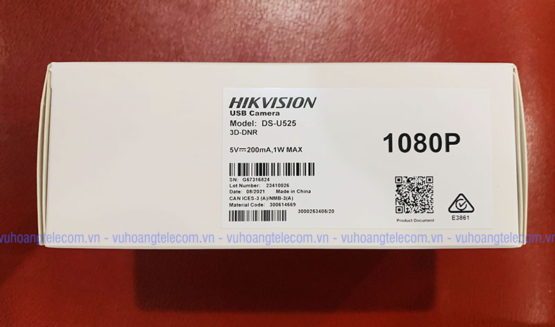 Hình ảnh thực tế Webcam HD1080P HIKVISION DS-U525 - 1