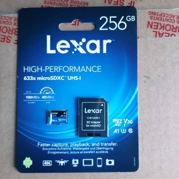 Thẻ nhớ Lexar U3 V30 A1 256GB - 1