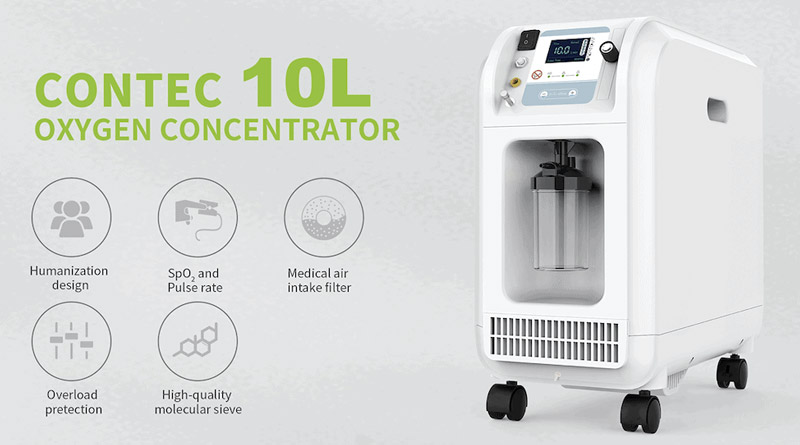 Máy tạo oxy 10 lít CONTEC OC10B chất lượng