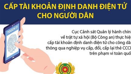 Cấp tài khoản định danh điện tử cho người dân