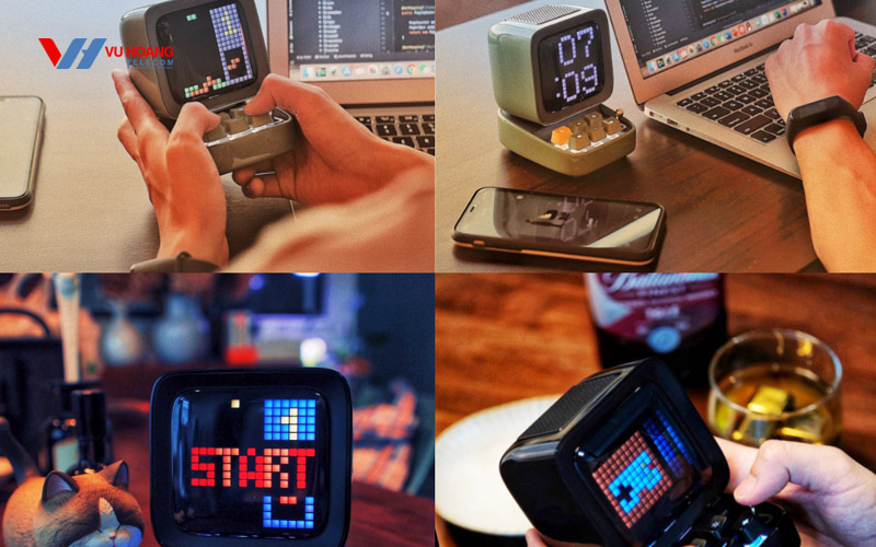 loa thong minh Divoom Ditoo tich hop nhieu tinh nang