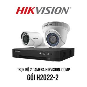 Trọn bộ 2 camera HIKVISION 2MP giá rẻ