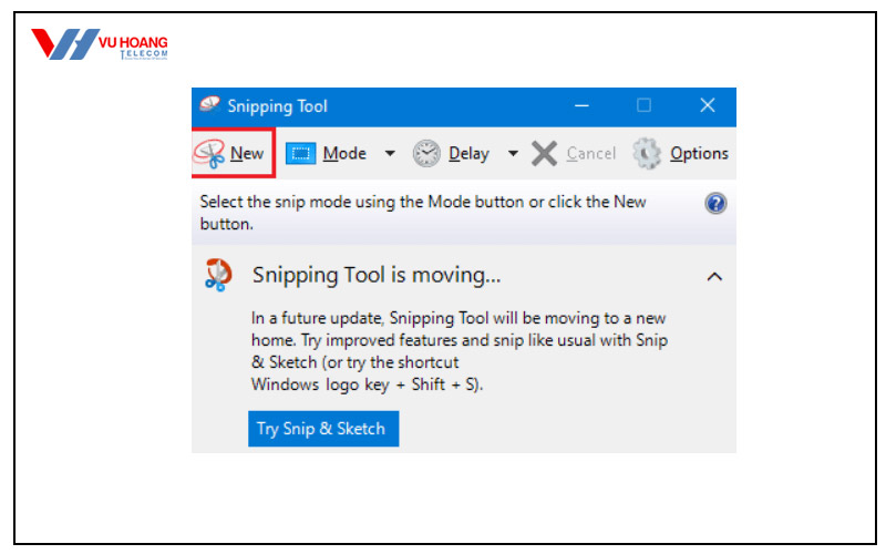 cach chup man hinh windows 11 bang snipping tool