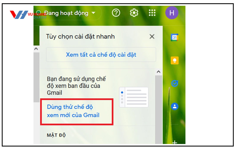 dung thu che do xem moi