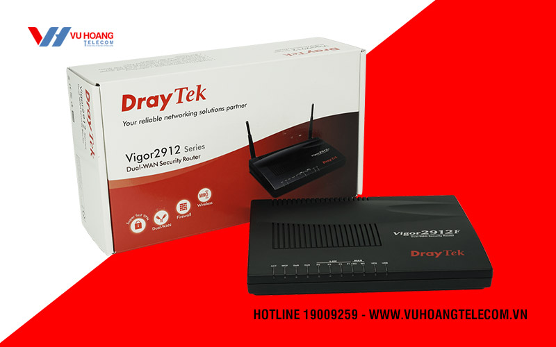 Router quang cân bằng tải DrayTek Vigor2912F